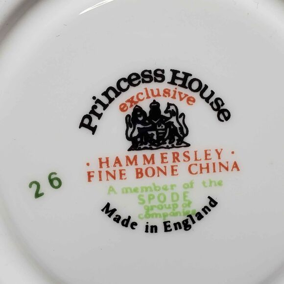 Princess House Teacup and Saucer Pink Roses Vintage - Picture 6 of 8